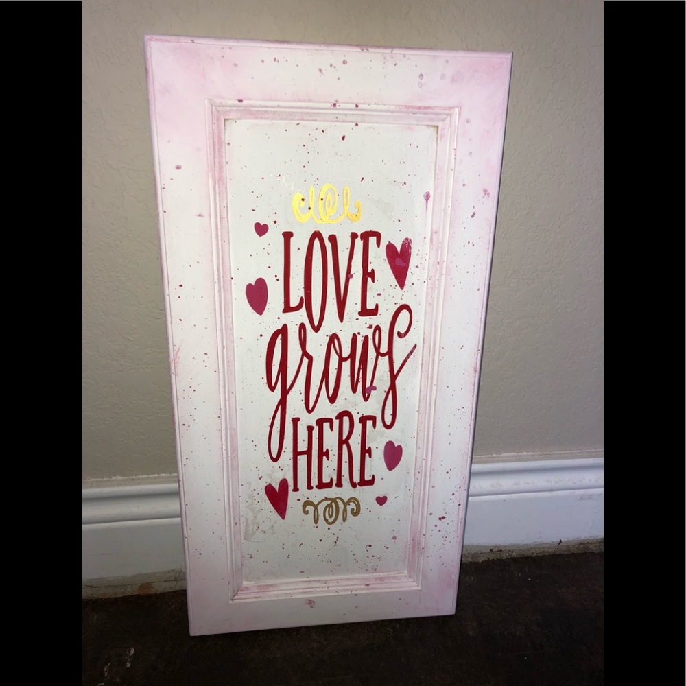 Homemade decor signs